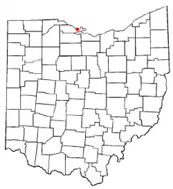 Location of Port Clinton, Ohio