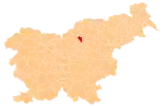 The location of the Municipality of Mozirje