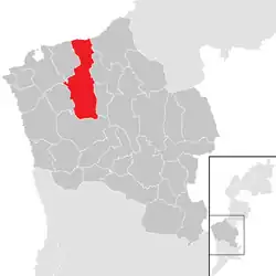 Location within Oberwart district