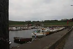 View of the village harbour