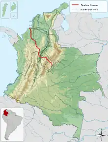 Location of Ocensa pipeline