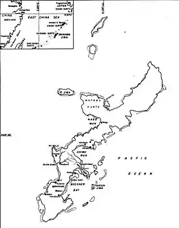 Map of Okinawa