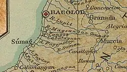 1899 U.S. Coast and Geodetic Survey showing Sum-ag as a separate town.