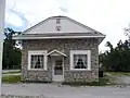 Historic Old Rock filling station on Route 66 in Carterville, MO