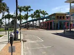 The former bridges were located at the end of Old San Carlos Boulevard, next to the current bridge