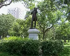 Ole Bull statue at Loring Park