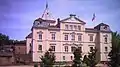 The Ombreval castle, Neuville town hall (west façade)