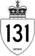 Highway 131 marker