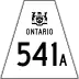 Highway 541A marker