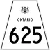 Highway 625 marker