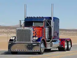 The Peterbilt 379 used to portray Optimus Prime