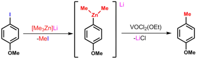 One useful organozincate reaction