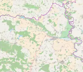 Potnjani is located in Osijek-Baranja County