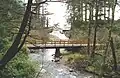 The footbridge over Short Sand Creek