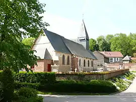 The church in Oursel-Maison