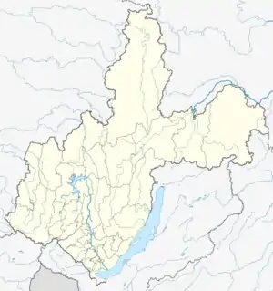 Vitimsky is located in Irkutsk Oblast