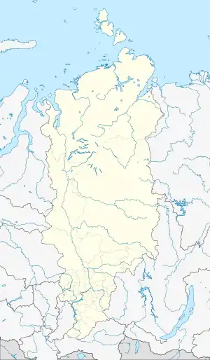 Zelenogorsk is located in Krasnoyarsk Krai