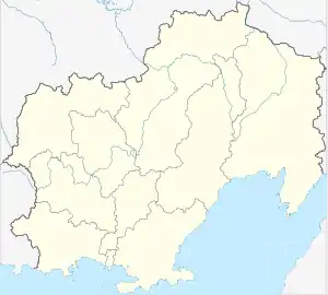 Butugychag is located in Magadan Oblast