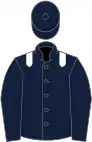 Dark blue, white epaulets