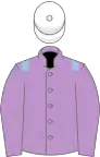 Mauve, Light Blue epaulets, White cap