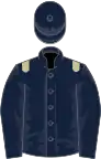 Dark blue, beige epaulets