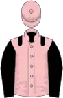 Pink, black epaulets and sleeves