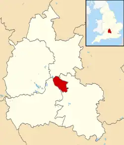 Shown within Oxfordshire