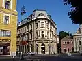 The corner of Mór Percel street and Mihály Munkácsy street.