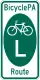 BicyclePA Route L marker