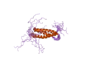 2dl1: Solution structure of the MIT domain from human Spartin