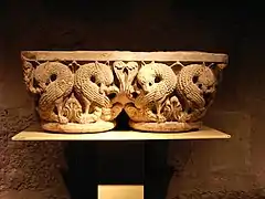 Eisenach. Dragon capital in the Wartburg