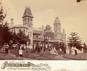 Shubra Hall and PLC students, 1892