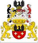 Coat of arms of Counts Sułkowski (1732)