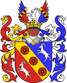 Episcopal coat of arms of Stanisław Szembek,