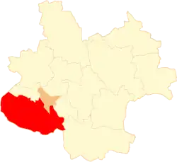 Location of Gmina Kościelec