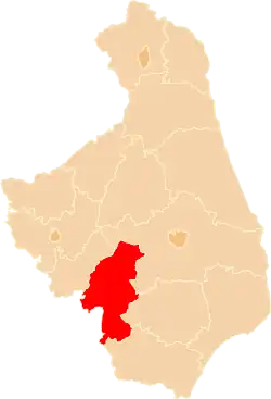 Location within the voivodeship