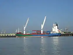 The port of Chittagong