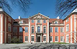 Czapski Palace in Warsaw, Poland, 1712–1721, reflects the rococo fascination with oriental architecture