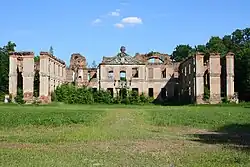 Ruins of the palace in 2011