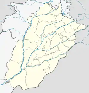 Marri is located in Punjab, Pakistan