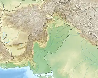 Map showing the location of Gondogoro Glacierگوندوگرو گلیشیر