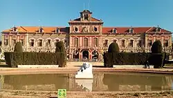 Palau del Parlament de Catalunya in Barcelona, Catalonia, built between 1716 and 1748 by Marquis of Verboom