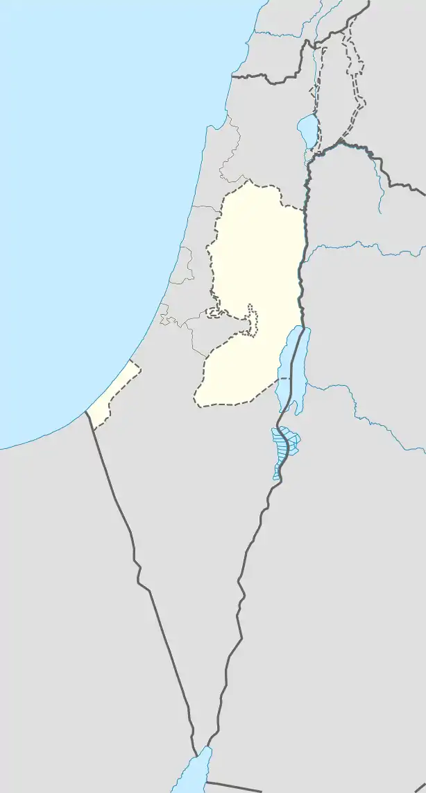 Al-'Ubeidiya is located in State of Palestine