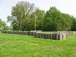 Site of Fort Knox II in northern Vincennes Township