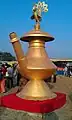 World's largest bronze Karuwa located at Tansen, Nepal