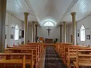 Interior of the church