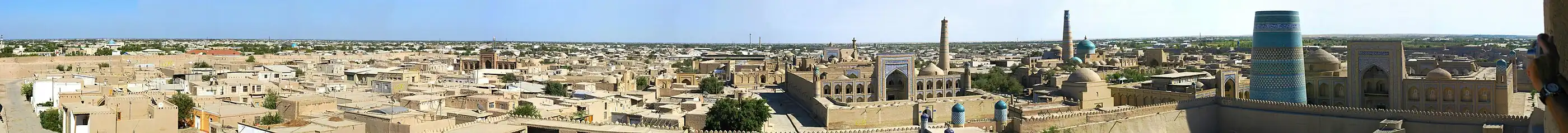 Panorama of Khiva (Uzbekistan)