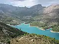 The Guadalest Reservoir