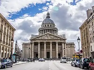 Panthéon, Paris, by Jacques-Germain Soufflot and Jean-Baptiste Rondelet, 1758–1790