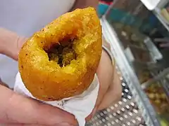 Papa rellena de Puerto Rico